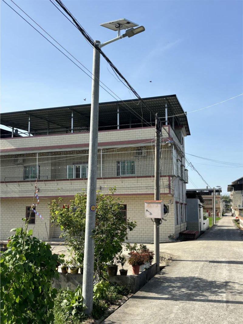 市残联推动社会组织向梅州市西阳镇四平村捐赠太阳能路灯60盏0421(2)399