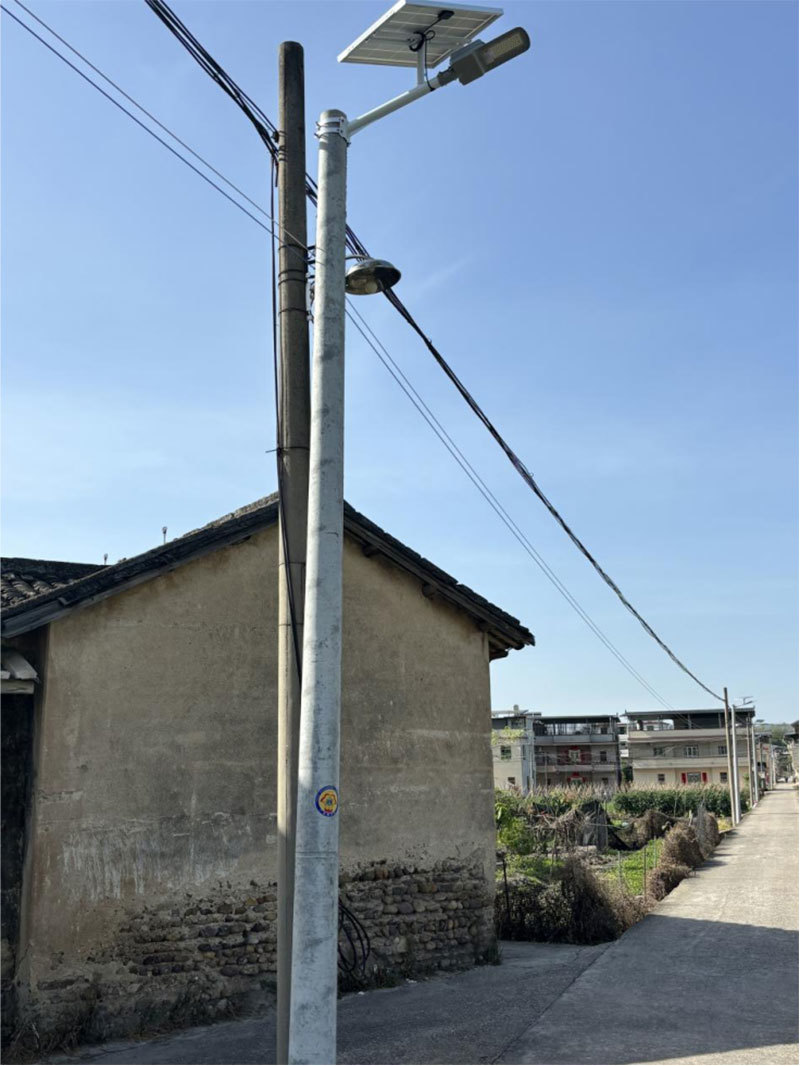 市残联推动社会组织向梅州市西阳镇四平村捐赠太阳能路灯60盏0421(2)398